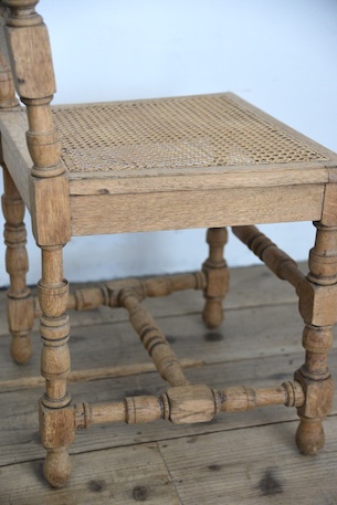 アンティーク　フレンチ　剥離　ダイニングチェア　木製チェア　１