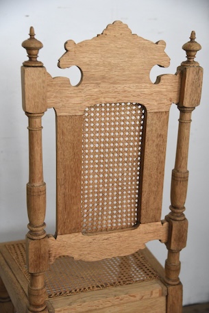 アンティーク　フレンチ　剥離　ダイニングチェア　木製チェア　１