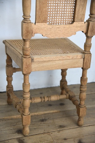 アンティーク　フレンチ　剥離　ダイニングチェア　木製チェア　１