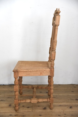 アンティーク　フレンチ　剥離　ダイニングチェア　木製チェア　１