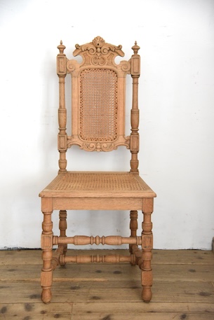 アンティーク　フレンチ　剥離　ダイニングチェア　木製チェア　２