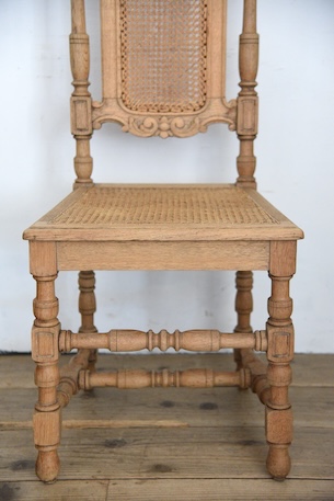 アンティーク　フレンチ　剥離　ダイニングチェア　木製チェア　２