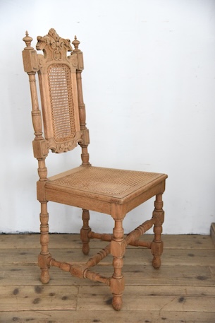 アンティーク　フレンチ　剥離　ダイニングチェア　木製チェア　２