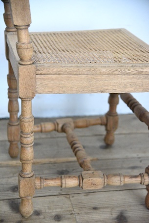 アンティーク　フレンチ　剥離　ダイニングチェア　木製チェア　２