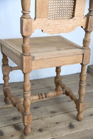 アンティーク　フレンチ　剥離　ダイニングチェア　木製チェア　２