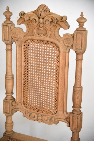 アンティーク　フレンチ　剥離　ダイニングチェア　木製チェア　２