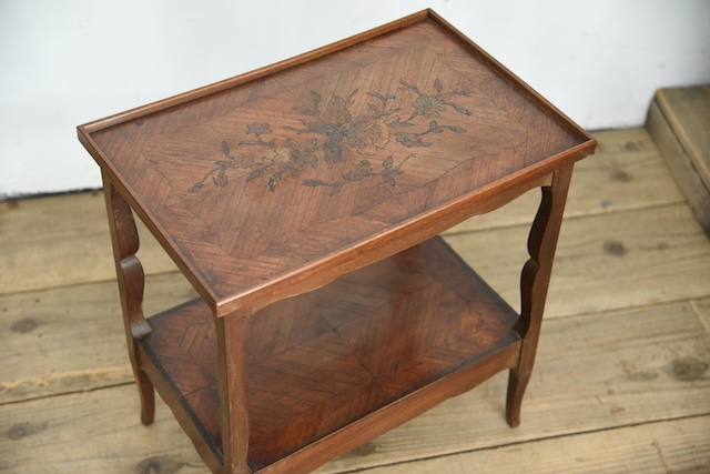 アンティーク　サイドテーブル　フレンチ　ベッドサイド