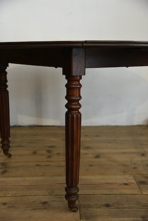 アンティーク　ドロップリーフテーブル　フレンチ　ダイニングテーブル