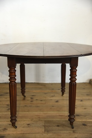 アンティーク　ドロップリーフテーブル　フレンチ　ダイニングテーブル