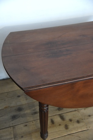 アンティーク　ドロップリーフテーブル　フレンチ　ダイニングテーブル