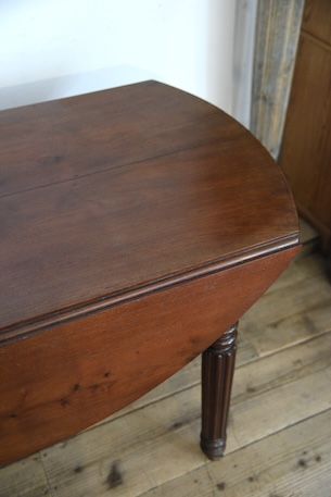 アンティーク　ドロップリーフテーブル　フレンチ　ダイニングテーブル