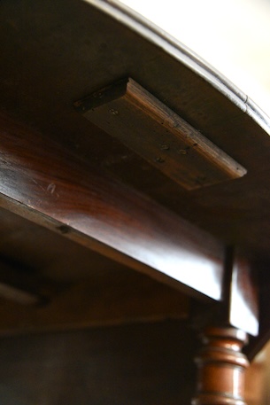 アンティーク　ドロップリーフテーブル　フレンチ　ダイニングテーブル