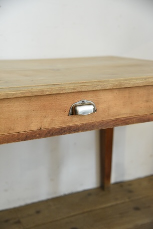 アンティーク　ドロワーテーブル　フレンチ　ダイニング　作業台