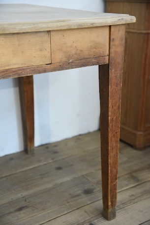 アンティーク　ドロワーテーブル　フレンチ　ダイニング　作業台