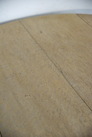 アンティーク　フレンチ　ドロップリーフテーブル　剥離　ラウンドテーブル