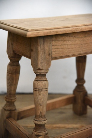 アンティーク　サイドテーブル　フレンチ　花台　スツール　剥離　ヴィンテージ