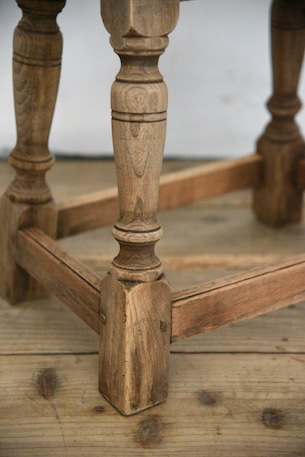 アンティーク　サイドテーブル　フレンチ　花台　スツール　剥離　ヴィンテージ