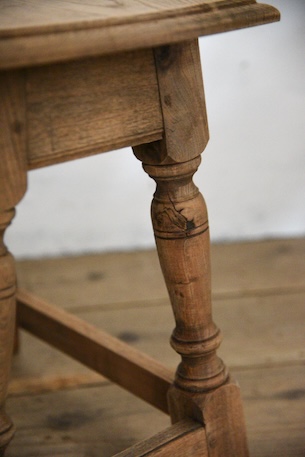 アンティーク　サイドテーブル　フレンチ　花台　スツール　剥離　ヴィンテージ