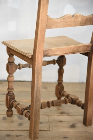 アンティーク　ロレーヌチェア　フレンチ　剥離　シェーカーチェア　３