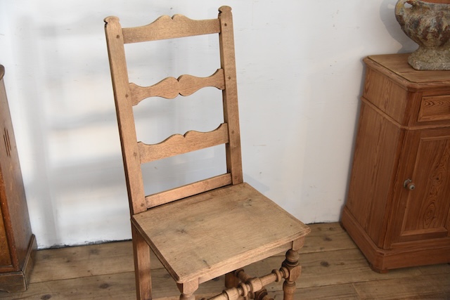 アンティーク　ロレーヌチェア　フレンチ　剥離　シェーカーチェア　５