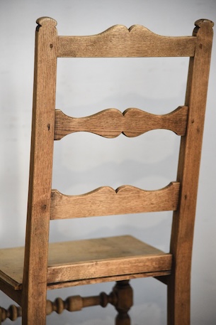 アンティーク　ロレーヌチェア　フレンチ　剥離　シェーカーチェア　５