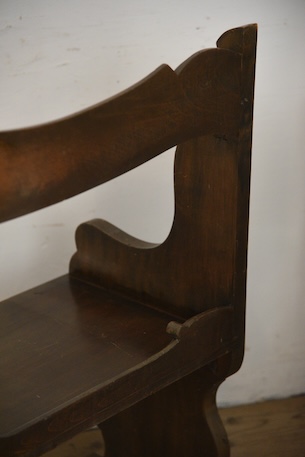 アンティーク　ベンチ　フレンチ　チャーチベンチ