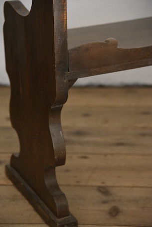 アンティーク　ベンチ　フレンチ　チャーチベンチ