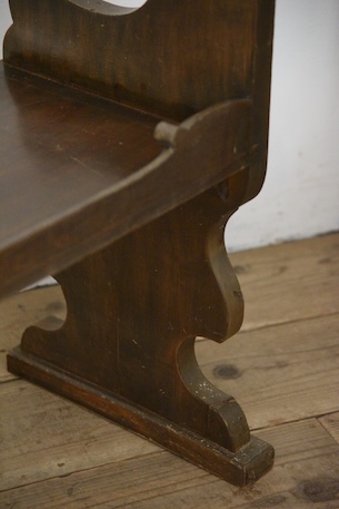 アンティーク　ベンチ　フレンチ　チャーチベンチ