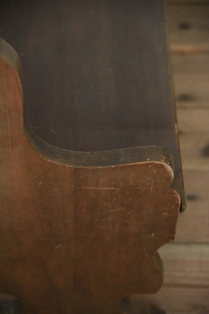 アンティーク　ベンチ　フレンチ　チャーチベンチ