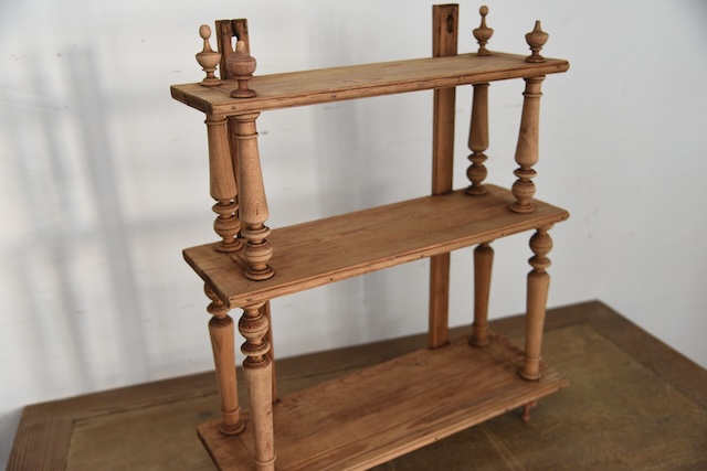 アンティーク　ヴィンテージ　ウォールラック　剥離　フレンチ　ディスプレイ