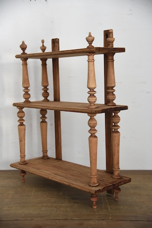 アンティーク　ヴィンテージ　ウォールラック　剥離　フレンチ　ディスプレイ