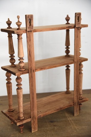 アンティーク　ヴィンテージ　ウォールラック　剥離　フレンチ　ディスプレイ