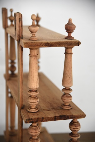 アンティーク　ヴィンテージ　ウォールラック　剥離　フレンチ　ディスプレイ