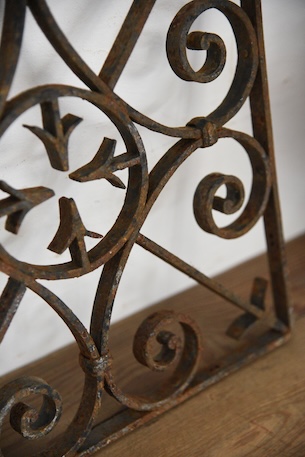 アンティーク　アイアンパネル　アイアングリル　フレンチ　ガーデニング　１