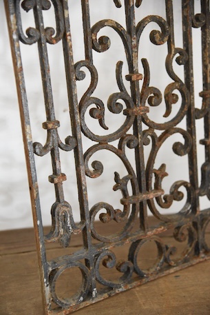 アンティーク　アイアンパネル　アイアングリル　フレンチ　ガーデニング　３