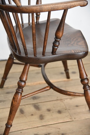 アンティーク　ヴィンテージ　アームチェア　イギリス　ダイニングチェア　２