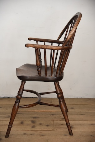 アンティーク　ヴィンテージ　アームチェア　イギリス　ダイニングチェア　２