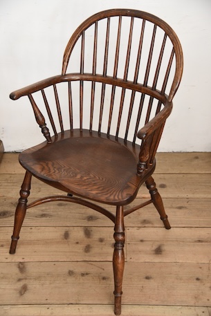 アンティーク　ヴィンテージ　アームチェア　イギリス　ダイニングチェア　２