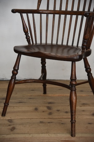 アンティーク　ヴィンテージ　アームチェア　イギリス　ダイニングチェア　２