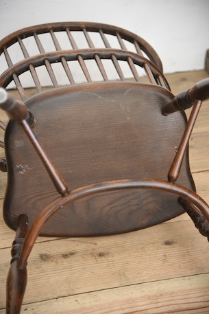 アンティーク　ヴィンテージ　アームチェア　イギリス　ダイニングチェア　２