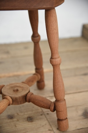 アンティーク　剥離　ヴィンテージ　スツール　花台　サイドテーブル