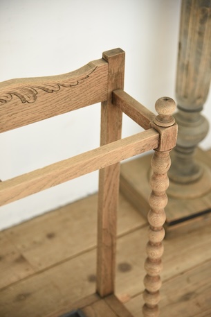 アンティーク　アンブレラスタンド　傘立て　剥離　フレンチ