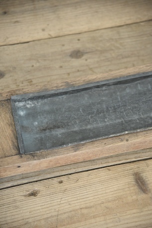 アンティーク　アンブレラスタンド　傘立て　剥離　フレンチ