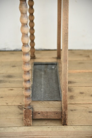 アンティーク　アンブレラスタンド　傘立て　剥離　フレンチ