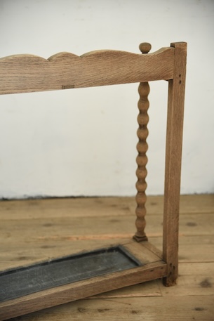 アンティーク　アンブレラスタンド　傘立て　剥離　フレンチ