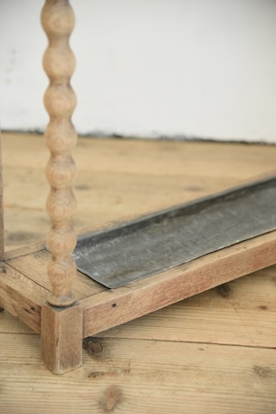 アンティーク　アンブレラスタンド　傘立て　剥離　フレンチ