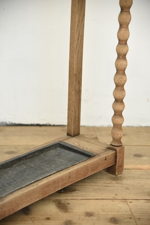 アンティーク　アンブレラスタンド　傘立て　剥離　フレンチ