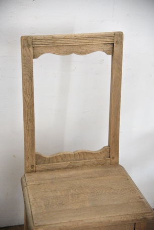 アンティーク　ロレーヌチェア　フレンチ　剥離　１