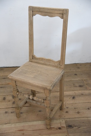 アンティーク　ロレーヌチェア　フレンチ　剥離　１