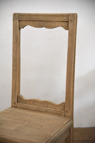 アンティーク　ロレーヌチェア　フレンチ　剥離　１